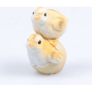 Farmwood Tuinbeeld kuikentjes op elkaar | 8 cm