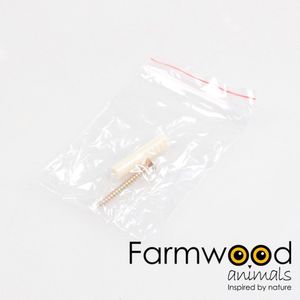 Kapstok haak Hook'd! olifant 6,5x9x11cm grijs Polyresin Farmwood Animals Kapstok