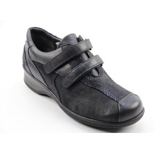 Xsensible - Stretchwalker Lucia - Sneaker - Navy - Leer