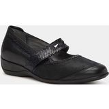 Xsensible - 10010.2 - Bandschoenen - Zwart - Stretchleer