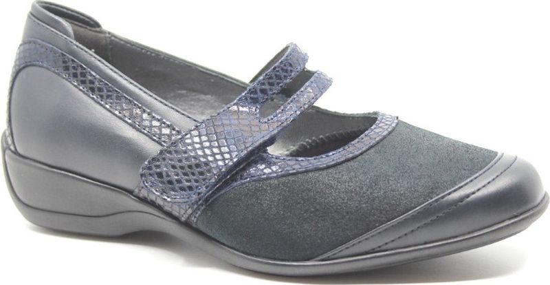 Xsensible - 10010.2 - Bandschoenen - Zwart - Stretchleer