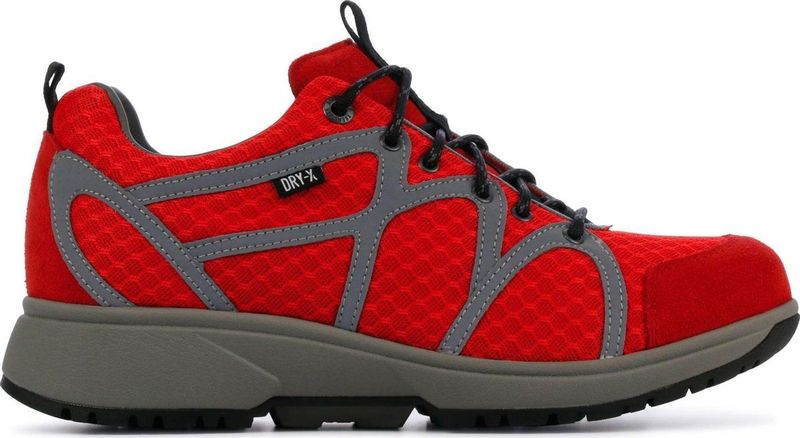 Xsensible - Stockholm - Wandelschoen - Rood - Mesh en Leer