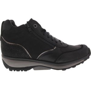 Xsensible - 30105.2 - Enkellaarsjes - Zwart - Leer