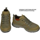 Xsensible Stretchwalker Abo Wandelschoen Heren Waterproof Groen