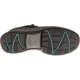 Xsensible Stretchwalker Dames Sneaker Lima Zwart Bruin Leer - Uitneembaar Voetbed