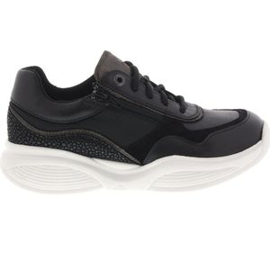 Xsensible Dames Veterschoenen SWX11 - Zwart Leer