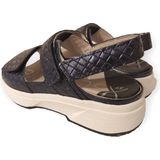 Xsensible - Aruba - Sandaal - Navy - Leer - Verstelbare Klittenbandsluiting