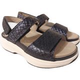 Xsensible - Aruba - Sandaal - Navy - Leer - Verstelbare Klittenbandsluiting