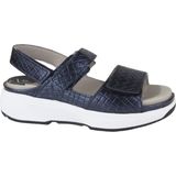 Xsensible - Aruba - Sandaal - Navy - Leer - Verstelbare Klittenbandsluiting