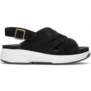 Sandaal Xsensible Women Curacao Stretchwalker Black Suede-Schoenmaat 37