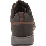 Veterschoen - Zwart - Bruine Accenten - Uitneembaar Voetbed