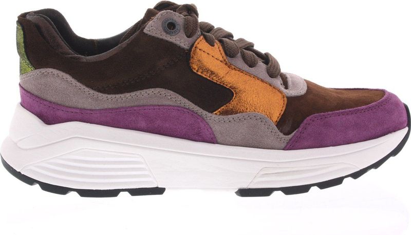 Dames Veterschoenen Xsensible Golden Gate Lady Brown Combi Multi