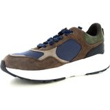 Heren Veterschoenen Xsensible Rialto Brown Combi Bruin