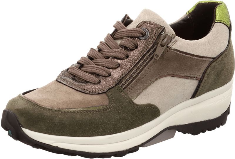 Xsensible - Lucca - Sneakers - Groen Beige - Suède - Balanstechnologie