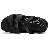 Xsensible 30705 5 1-G H dames sandalen sportief zwart