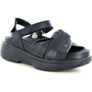 Xsensible, Schoenen, Dames, Zwart, 42 EU, Wol, Comfortabele Trendy Sandalen