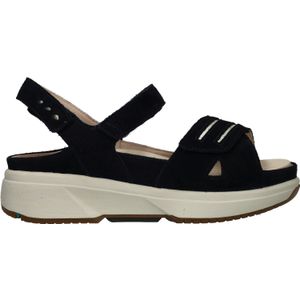 Xsensible, Comfortabele Trendy Zwarte Sandalen Zwart, Dames, Maat:41 EU