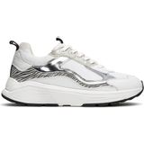 Xsensible - 33004.5 - Sneakers - Wit - Mesh, Metallic Leer, Suède