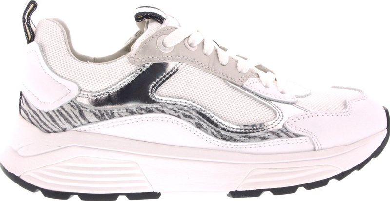 Xsensible - 33004.5 - Sneakers - Wit - Mesh, Metallic Leer, Suède