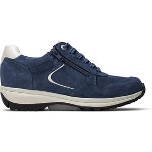 Xsensible - Jersey 30042.2 - Veterschoenen - Denim - Materiaal: Stretchwalker