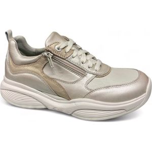 Dames Veterschoenen Xsensible Swx19 Soft Pearl Combi Beige - Maat 7.5