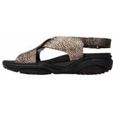 Xsensible Sandaal Corfu Stretchwalker Zwart Fantasy