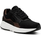 Dames Veterschoenen Xsensible Golden Gate Lady Black Combi Zwart