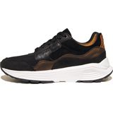 Dames Veterschoenen Xsensible Golden Gate Lady Black Combi Zwart