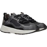 Dames Veterschoenen Xsensible Milau Black Combi Zwart