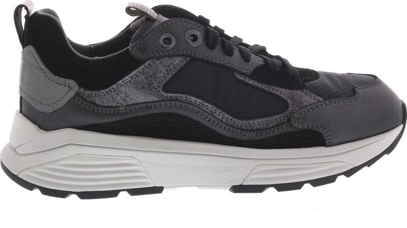 Dames Veterschoenen Xsensible Milau Black Combi Zwart