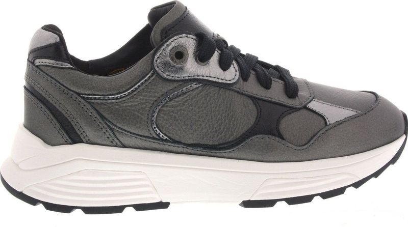Dames Veterschoenen Xsensible Helix Old Silver Combi Oud zilver