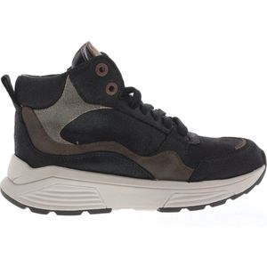 Dames Veterschoenen Xsensible Tower Black Combi Zwart