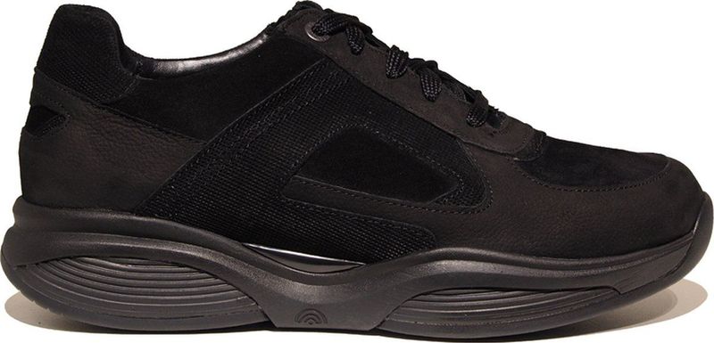Xsensible - SWX23 - Sneaker - Black - Stretch Silky en Nubuck