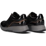Dames Veterschoenen Xsensible Lima Black Combi Zwart