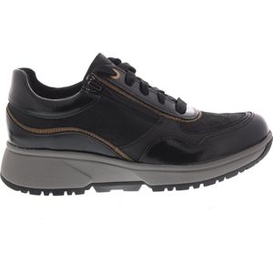 Dames Veterschoenen Xsensible Lima Black Combi Zwart