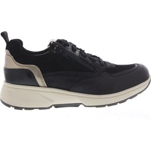 Xsensible Dames Veterschoenen Grenoble Black Combi Zwart