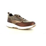 Xsensible - Grenoble Stretchwalker - Sneaker - Bronze - Silky en Nubuckleer