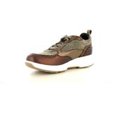 Xsensible - Grenoble Stretchwalker - Sneaker - Bronze - Silky en Nubuckleer