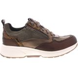 Xsensible - Grenoble Stretchwalker - Sneaker - Bronze - Silky en Nubuckleer