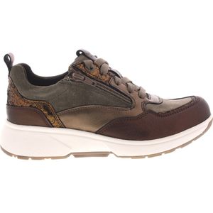 Xsensible - Grenoble Stretchwalker - Sneaker - Bronze - Silky en Nubuckleer