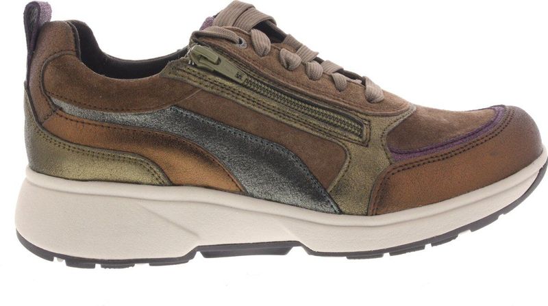 Xsensible - 30222.2 Valetta - Lage Veterschoen - Brons - Suede