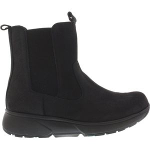 Xsensible - Stretchwalker Korte Laars - Zwart - Nubuck Leer