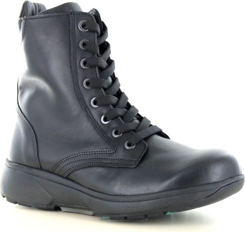 Xsensible - 30226.5 - Veterboot - Zwart - Leer - Uitneembaar Voetbed