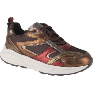 Xsensible - Stretchwalker Sneaker - Bruin Combi - Leer en Textiel