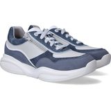 Xsensible - SWX11 Stretchwalker Sneakers - Dames - Blauw - Stretchleer