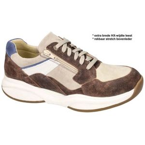 Xsensible - SWX14 - Sneakers - Bruin - HX-wijdte leest