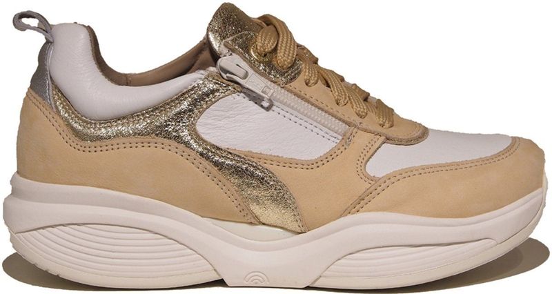 Xsensible - Stretchwalker 32004.3 - Damessneaker - Zwart - Leer/Textiel