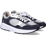 Xsensible - 33203.5 Helix - Lage Sneakers - Denim Combi - Leer/Mesh