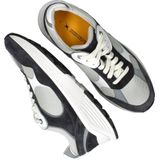 Xsensible - 33203.5 Helix - Lage Sneakers - Denim Combi - Leer/Mesh