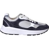 Xsensible - 33203.5 Helix - Lage Sneakers - Denim Combi - Leer/Mesh